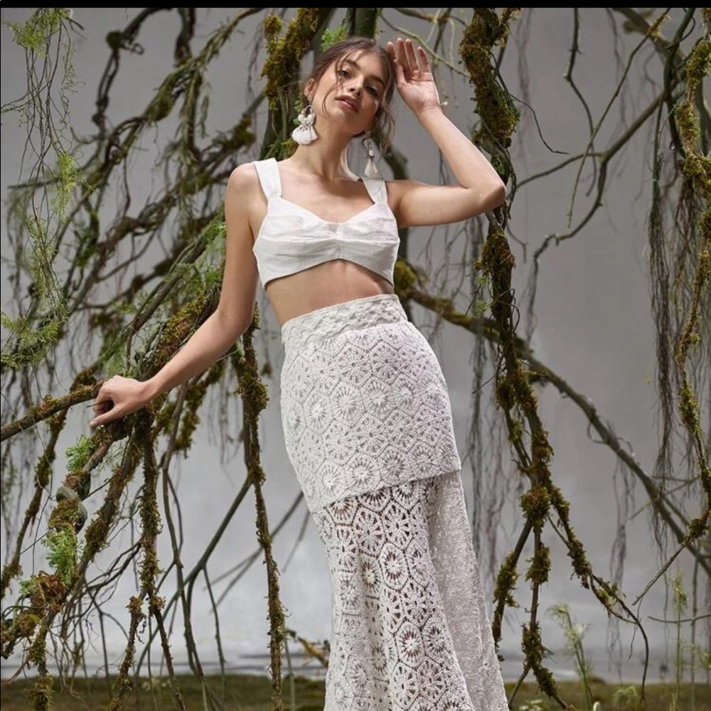SHEIN white crop top size xs - Picture 5 of 14